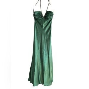 MORGAN EVENING-DRESS IN BEAUTIFUL-GREEN COLOR